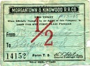 ["&lt;p&gt; Ticket.  Stamped on back of ticket: M. &amp; K. R. R. Co, Jan 3, 191[?], Reedsville, W. Va.&lt;/p&gt;"]