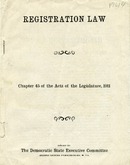["Pamphlet.  \"Issued by the Democratic State Executive Committee, Headquarters, Parkersburg, W. Va.\"&lt;br /&gt;"]