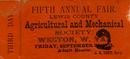 ["&lt;p&gt; Ticket.  &quot;Third day. Friday, September 24, 1875.  Admit bearer.  A. M. Dent, Sec&#39;y.&quot;&lt;/p&gt;"]
