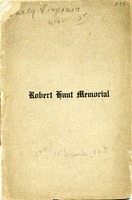 ["&lt;p&gt; Pamphlet. A tribute to and biography of &quot;Rev. Robert Hunt, Presbyter, appointed by the Church of England Minister of the Colony which established the English Church and English civilization at Jamestown, Virginia, in 1607&quot;.&lt;br /&gt; &lt;br /&gt;  &lt;/p&gt;"]
