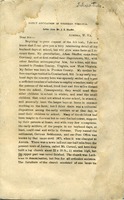 ["&lt;p&gt; Tearout from monograph?  Includes three printed letters on pages (numbered 89-104) which appear to have been removed from a monograph. Running title on pages: &lt;em&gt;Early Education in Western Virginia&lt;/em&gt;. Includes an undated letter from Mr. J. S. Shaffer, Aurora, W.Va.; an undated letter from Prof. John G. Gittings, Clarksburg, W.Va.; and an undated letter from Mrs. David W. Swisher, South Branch, Hampshire Co., W. Va.&lt;/p&gt;"]